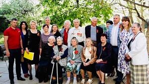 В Симферополе ветераны и дети войны отметили 76-ую годовщину Великой Победы