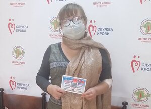 Татьяна Иванченко приняла участие в акции «Сдай кровь – оставь отпечаток в сердце»