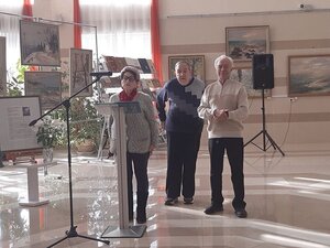 Григорий Рикман посетил выставку выдающегося крымского художника Якова Александровича Басова