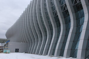 Члены Общественной палаты Республики Крым посетили строительство нового терминала Международного аэропорта «Симферополь»
