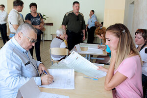 В Крыму прошли первые выборы в Госдуму РФ