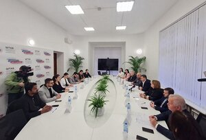 Члены Регионального общественного штаба по наблюдению за выборами в Республике Крым встретились с международными экспертами